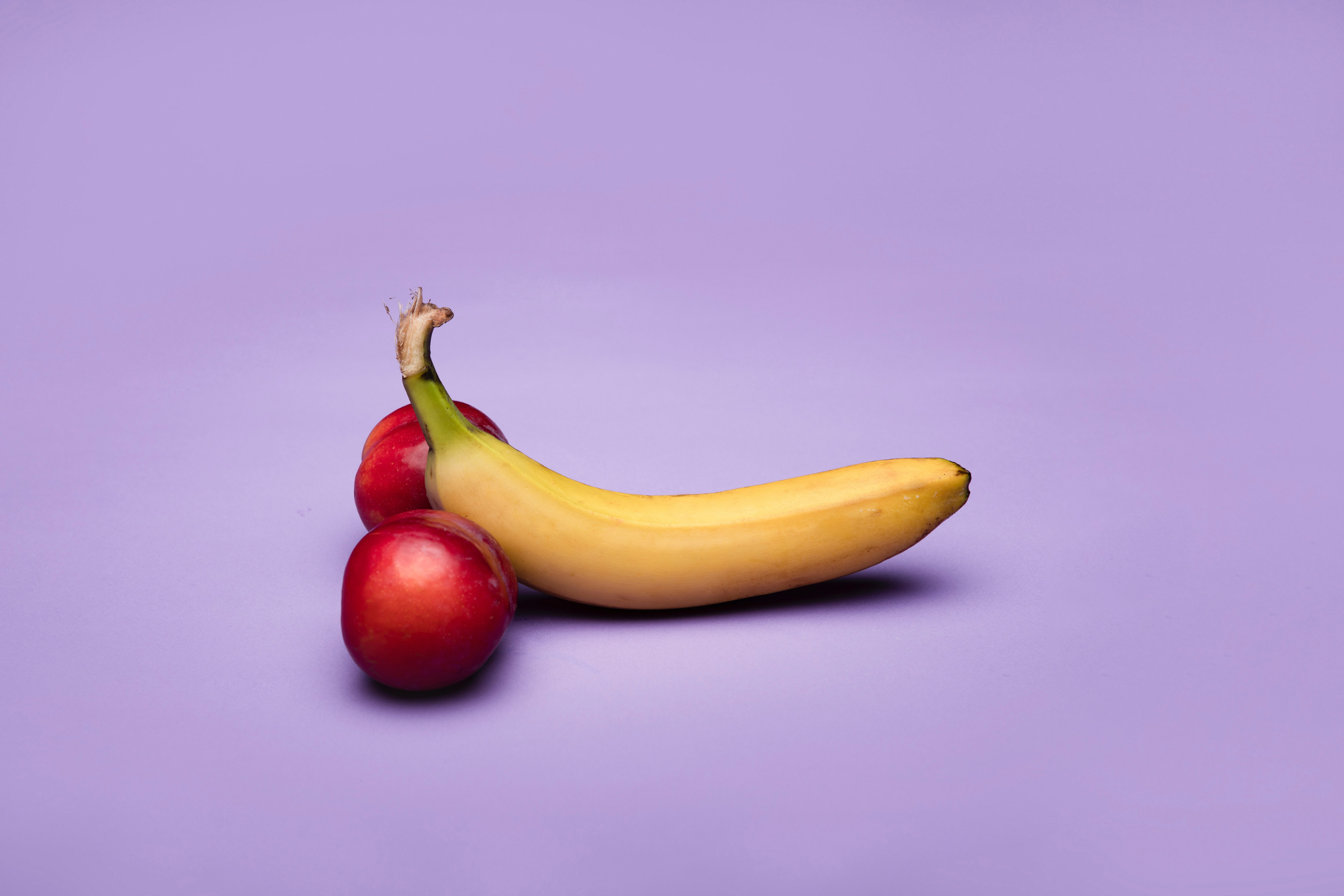 Банан и персик. 25 Сантиметров. 25 См х. 4 penis